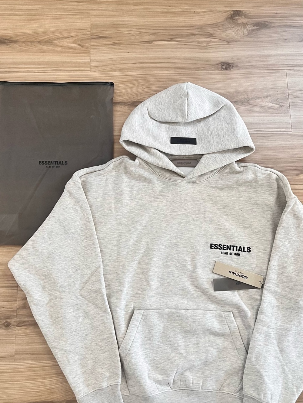 Essentials FOG light oatmeal hoodie